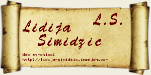 Lidija Simidžić vizit kartica